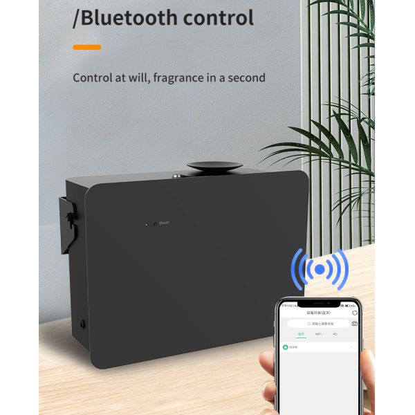 Wall Mounted Large Space Aroma Diffuser Machine 2000cbm Coverage Remote Control