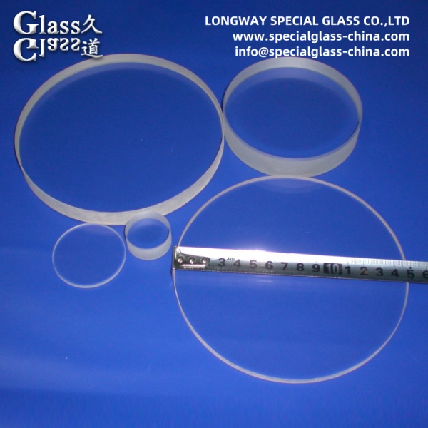 Custom Tempered Low-E Glass Float Glass Sheet For Flashlight Lens