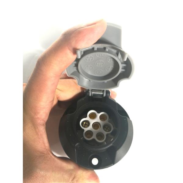 European Style Trailer Plug Socket 12v S Type 7 Pin Truck Trialer Connector