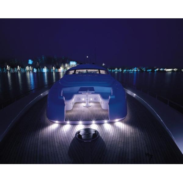 Half Moon Eyelid 1W 12V RGB Color Changing Marine Courtesy Lights For Deck