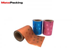 China Aluminum Foil Plastic Food Packing Film Laminated Rolls Custom Printing For Food Snack on sale