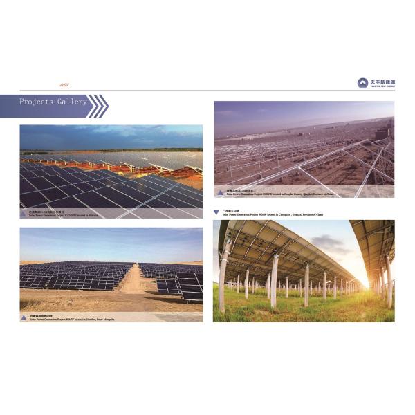 PV aluminium Alloy Stainless Steel Solar Panel System Ground Mounting Solar brackets