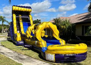 China Outdoor Amusement Park Attractive Water Entertainment Big Inflatable Water Slide on sale