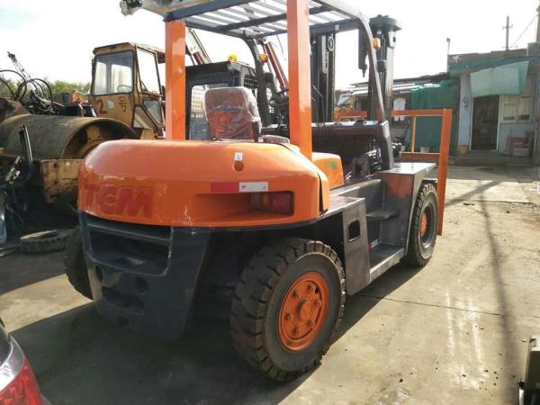 Cheap Durable 6 Tonne Slightly Used Container Forklift TCM FD60 With ISUZ Engine for sale