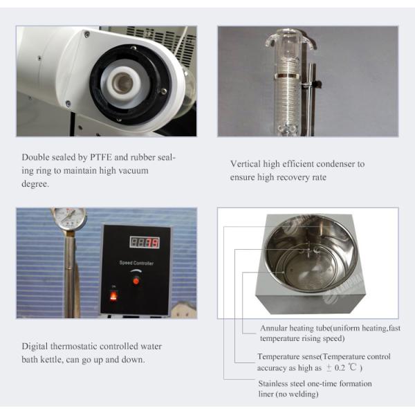 Manual Up Down PTFE Sealed Lab Rotary Evaporator