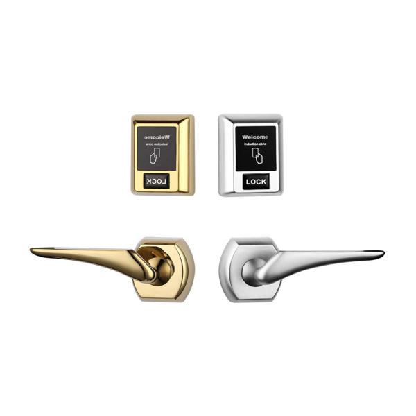 Cheap Easy Installed Golden Separating Hotel Key Card Lock With Convenient System for sale