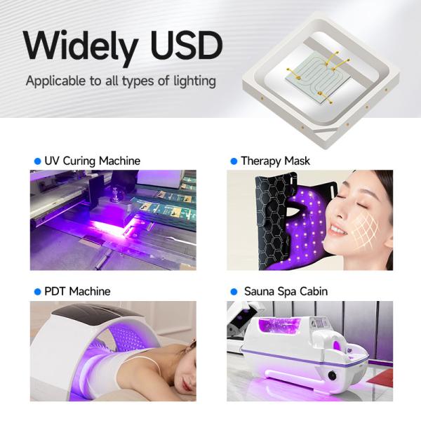 UV Light Beauty Therapy LED 3030 SMD 6V 4-5LM 400-410NM LED CHIP