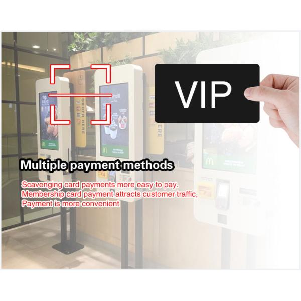 Android / Windows OS WiFi Touchscreen Self Service Payment Kiosk