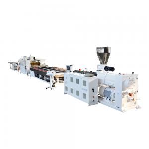 China Wood And Plastic Profile Extrusion Line For Making Wpc Decking Board on sale