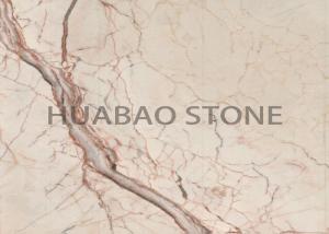 Best Kitchen Bathroom Floors Marble Slab Tile , Natural Stone Tile With Flat Edge wholesale
