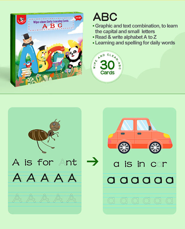 Early Learning Flashcards For 3 Year Olds , Mathematical Thinking Child Brain Games 3