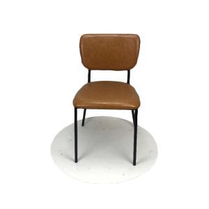 Best 0.26m3 H780mm Leather Upholstered Dining Chair wholesale
