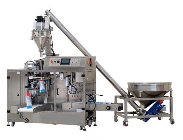 Cheap SUS304 Spout Pouches Rotary Packing Machine , 150mm Length Premade Pouch Machine for sale