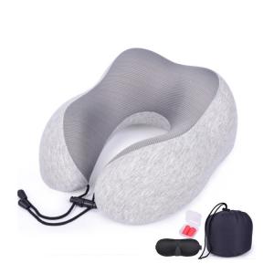Best Polyester / Cotton Custom Memory Foam Lumbar Pillow , Memory Foam Neck Roll wholesale