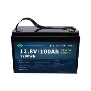 China Hertz 12100 LiFePO4 Battery Deep Cycle 12.8V 100Ah, High Cycle Life, IP65 Waterproof, Smart Bluetooth, LCD Display on sale