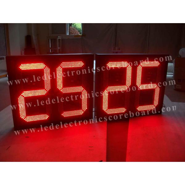 5V Red Color LED Countdown Timer For Basketball Game Customized Design