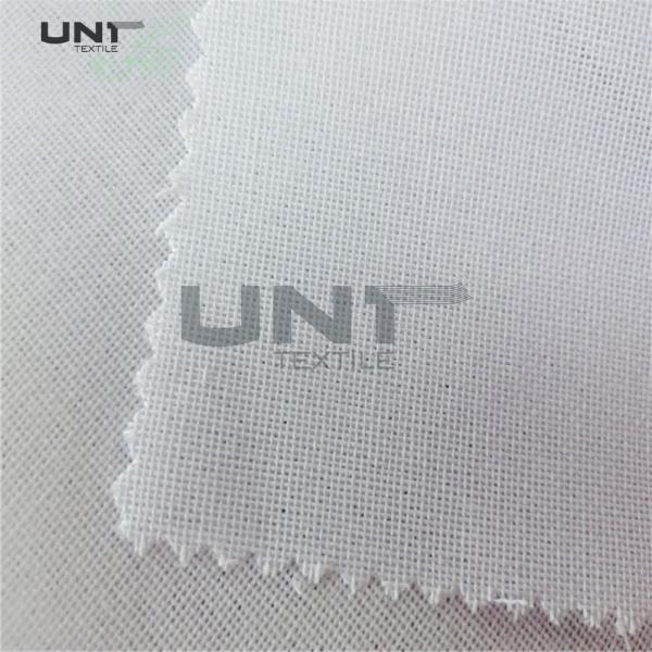 Soft Fusible Interlining Woven Interlining Adhesive 120gsm PES / LDPE Fusing