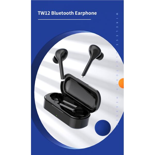 Cellphone Auto Connect TW12 Small Wireless Bluetooth Earbuds