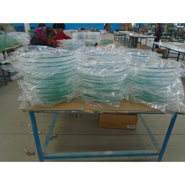 Tempered Glass Cutting Board Unbreakable Round Kitchen Tool with Customized Logo