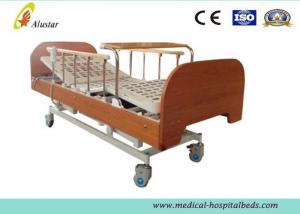 Three-function Electric Medical Hospital Beds , Home Care Bed with Bumper Dinning Table (ALS-HE003)