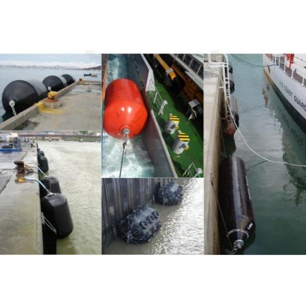 Collision Avoidance EVA Material Floating Foam Filled Fenders For Ship Protection