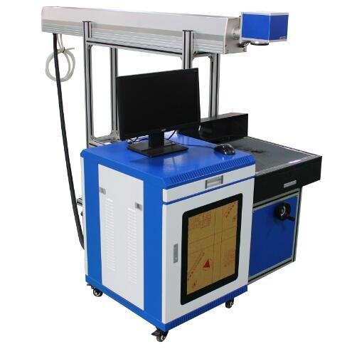 Cheap High Speed CO2 Laser Marking Machine / Plastic Bottle Laser Marking Equipment for sale