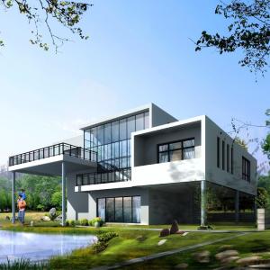 Best Modular Single Storey Light Steel Villa House Assembly For Family Living wholesale