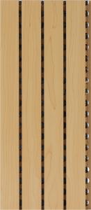 Grooved MDF Wood Fiber Acoustic Panels Classic Design Sound Absorbing 2440mm