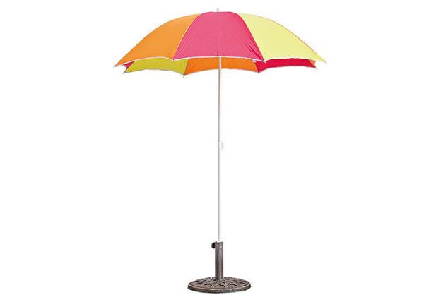 Cheap 170T Polyester Fabric Outdoor Sun Umbrella BSCI EN581 Certificated for sale