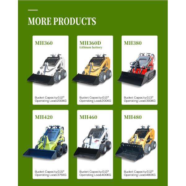 Loader Skid Steer Chinese Manufacturer Super Loading Capacity Mini Loader Skid Steer EPA CE