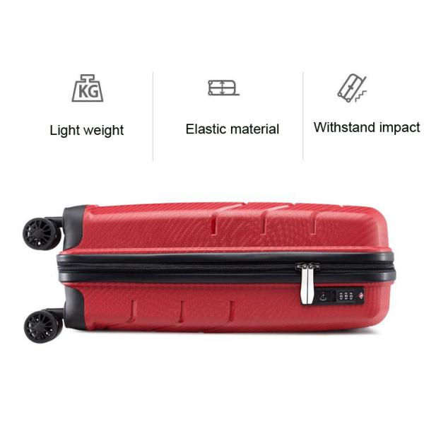 Lightweight Polypropylene Trolley Bag Stylish Hard Cover Suitcase Set 40-135litres