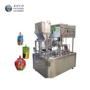 Plastic Bag Liquid Filling Machine 800KG For Milk, Water, Oil And Juice
