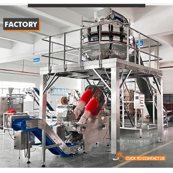 Full Auto Mesh Net Bag Packing Machine with Clip Function for Potato Onion Garlic Orange Vegetables Mesh Bag Packing Machine