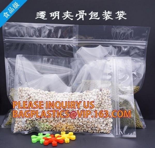 Cheap Candy Seal PP Plastic Zip Lock Bag, rice bag, pp rice bags, Freshness Protection Package Self Sealing clear Zip Lock Pla for sale