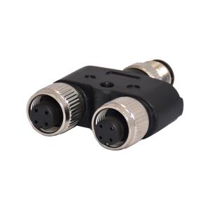 Best Y Type 4A 60V CuZn Brass M12 Adapter Connector PA Right Angle wholesale