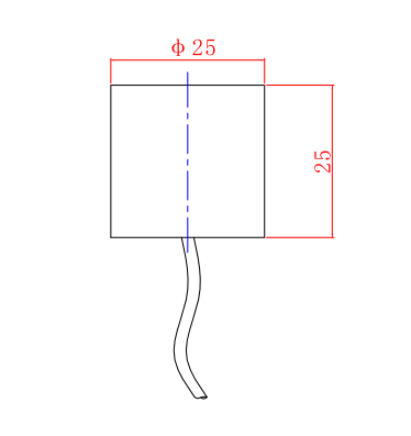 125KHz Ultrasonic Distance Transducer In The Air 20cm~3 Meter TA0125KA