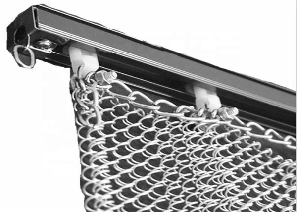 Cheap 3.75m height Aluminium Chain Mail Curtain Hotel Use for sale