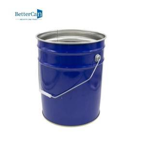 Best Custom 5 Gallon Buckets Round 10L Metal Bucket Pail Stackable Package wholesale
