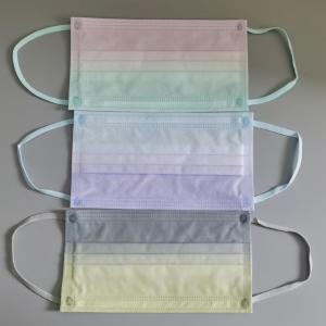 Best 3ply Disposable Face Mask Elastic Ear Loop Colorful 3.5mm 5mm wholesale