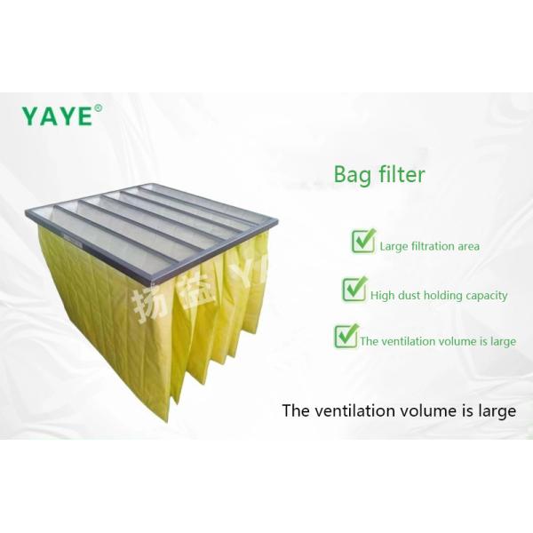 F8 Pocket Bag Filter Medium Efficiency Filter 595×595×600mm-8Pmm Customizable