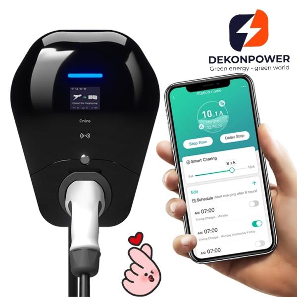 Level 2 OCPP 1.6J full function CE certified 7kW Smart Home EV Charger Type2 socket WIFI and 4G