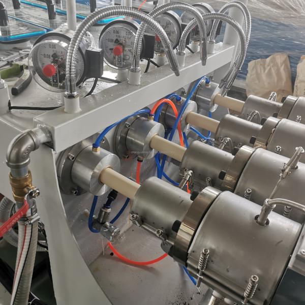 High Speed PVC Dual Electricity Conduit Pipe Extrusion Production Line for 6000 KG