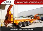 Heavy Duty Self Unloading Container Trailer With Hydraulic Container Lifter