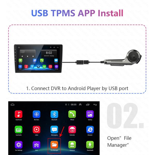 USB Car Dash Cam HD 1080P 170° Wide Angle Recorder Front ADAS Android DVR Night Version