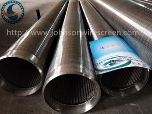 Stainless Steel 304 Slotted Screen Pipe For Agricultural Systems Non Clogging
