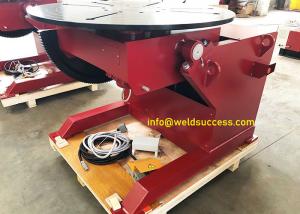 Best 2Ton Pipe Welding Positioner, Automatic Welding Positioner Turntable With Hand Control Box And Foot Pedal wholesale
