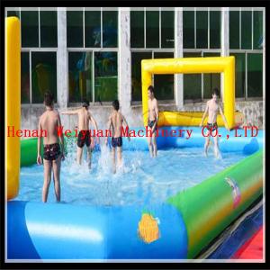 Best CUSTOMIZED best quality water inflatable soap football for summer wholesale