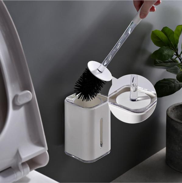 Cheap Toilet Brush Holder Standing Bathroom Storage bathroom brush silicon toilet brush for sale