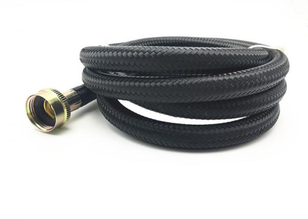 10MM SBR Material Black Washing Machine Hose Assembly with Fiber Braided