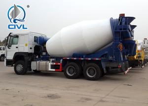 Sinotruk HOWO 6x4 Concrete Mixer Trucks Concrete Mixing Equipment in White,8 Cubic Meters
